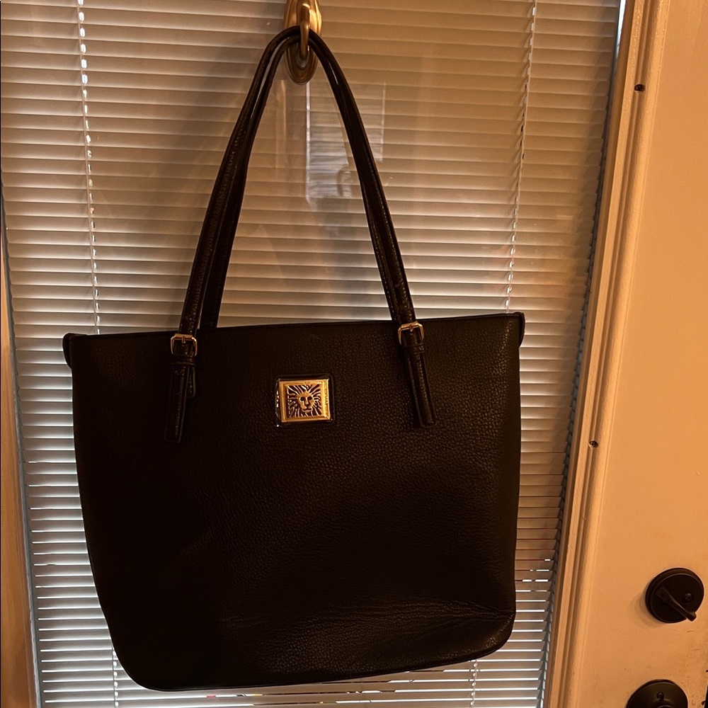 Anne Klein Black Tote Bag